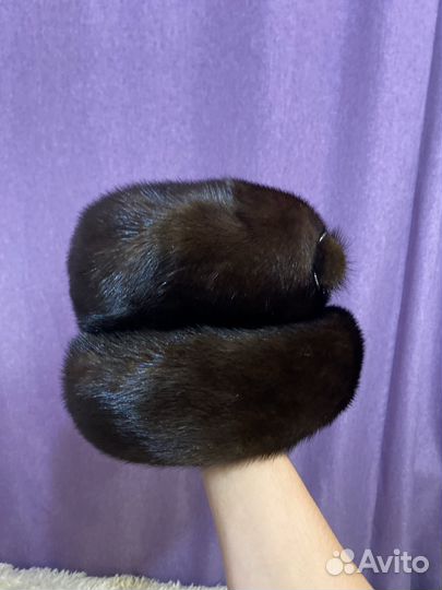 Шапка норковая женская