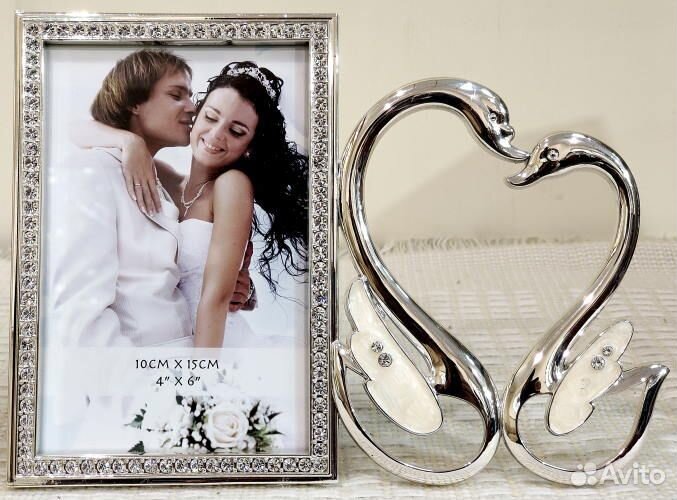 Фоторамка свадебная Лебеди