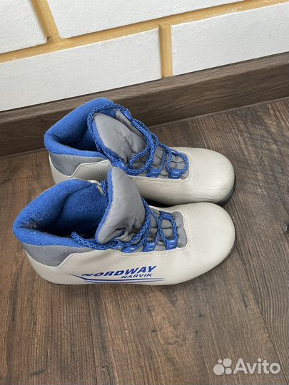 Лыжи беговые детские 170 с ботинками