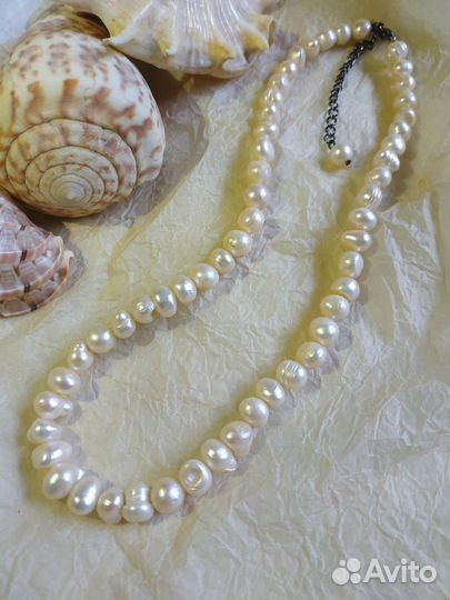 Натуральный жемчуг Жемчужные бусы