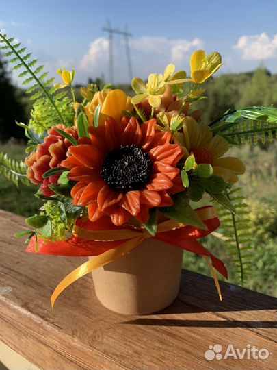 Букет из мыла ручной работы на 1 сентября