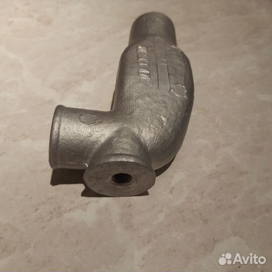 Патрубок радиатора юмз алюминиевый 45-1301177