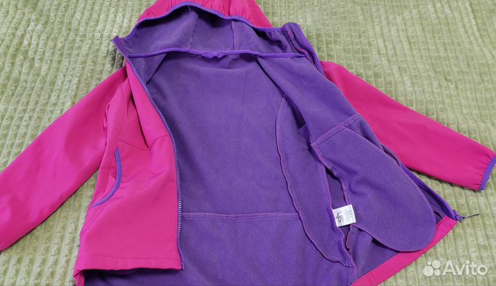 Куртка softshell р.128 для девочки