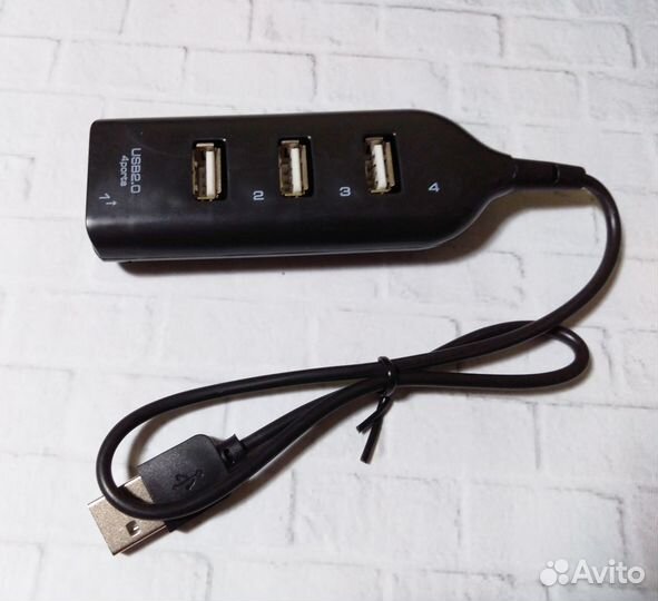 Мини USB hap 2,0 4-портовый разветвитель для пк
