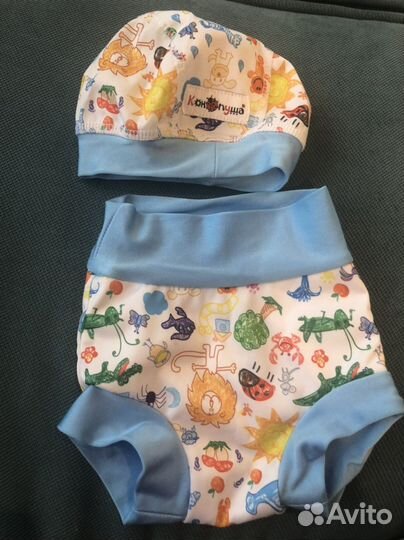 Трусики шапочка для плавания кнопуша