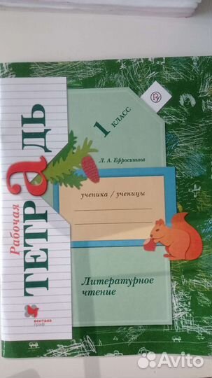 Рабочая тетрадь 1 класс Литературное чтение