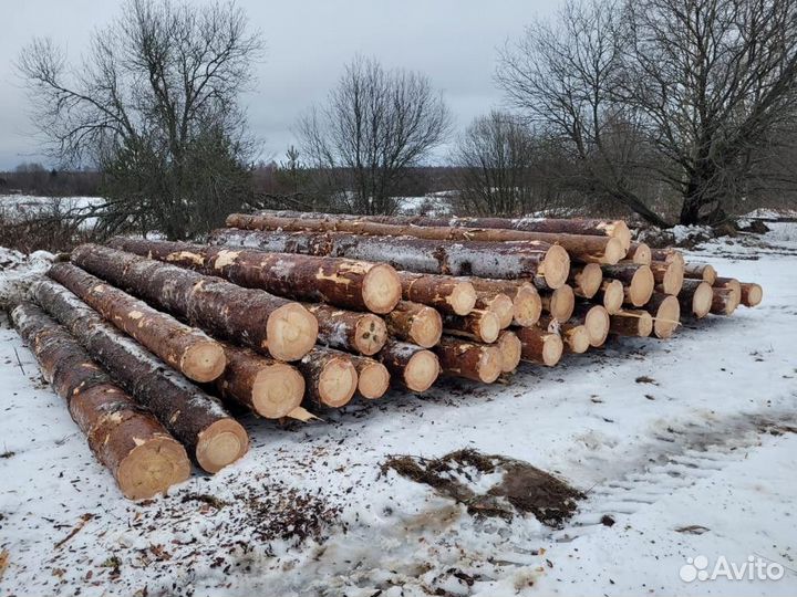 Лес кругляк строевой