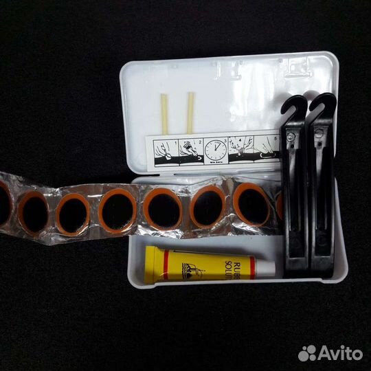 Набор для шиномонтажа велосипедной камеры