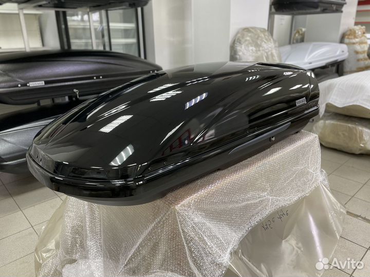 Автобокс Voyage 440л 175см цвет Черный глянец