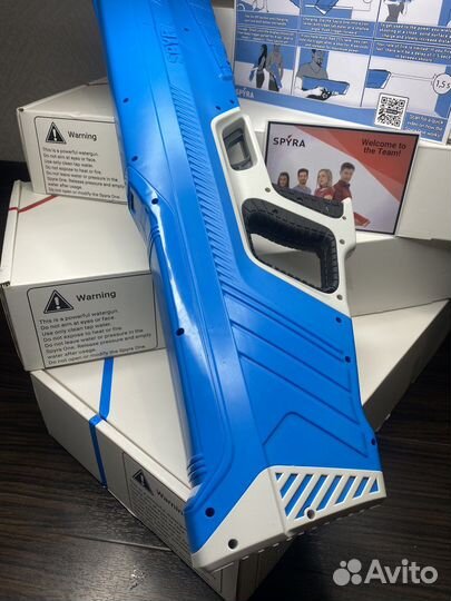 Водяной электрический пистолет Spyra One. Синий