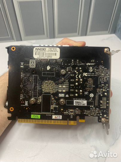 Видеокарта GTX 1650Gb 4Gb Inno3d