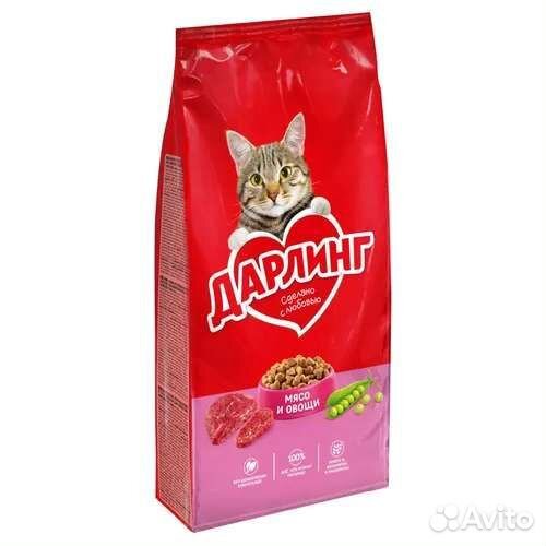Сухой корм дарлинг для взрослых кошек 15 кг