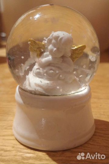 Снежный шарик с ангелом