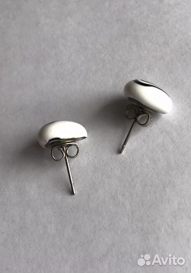 Серьги ч/б гвоздики