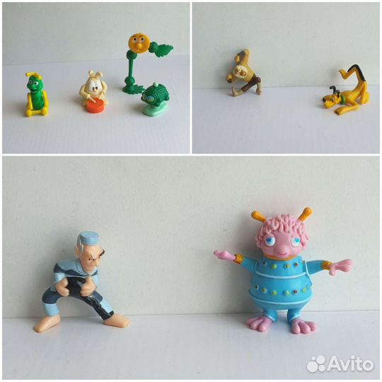 Фигурки из McDonalds, Киндера, Растишки и др