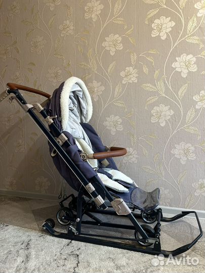 Детские санки коляска ника 7 8