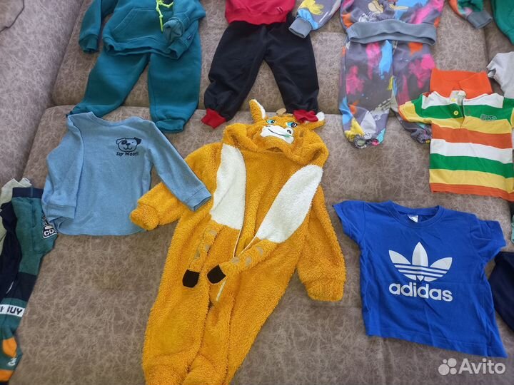 Вещи пакетом на мальчика 80 86 92