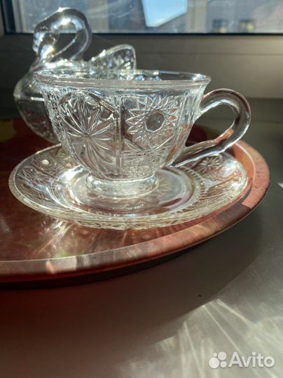 Чашка с блюдцем набор