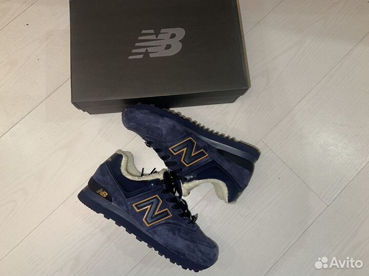 New Balance 574 зимние с мехом