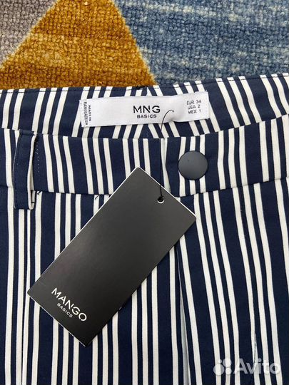 Брюки укороченные mango 40/42