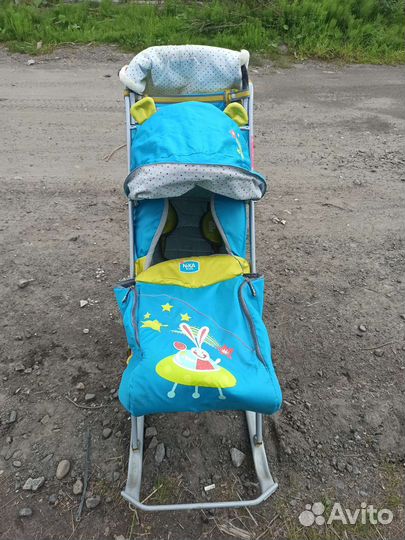 Детские санки коляска
