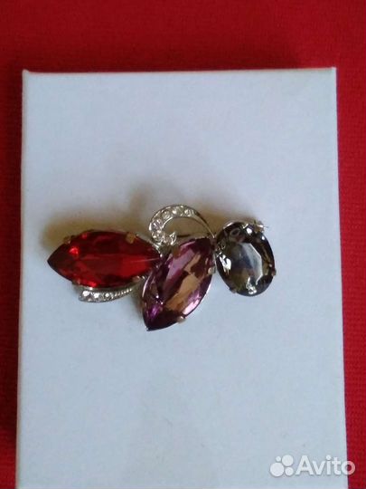 Брошь чехия СССР винтаж