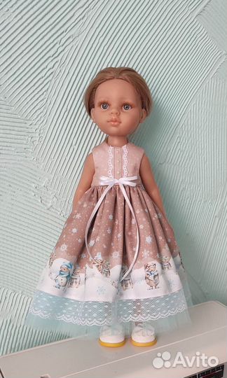 Платье для кукол Паола Рейна