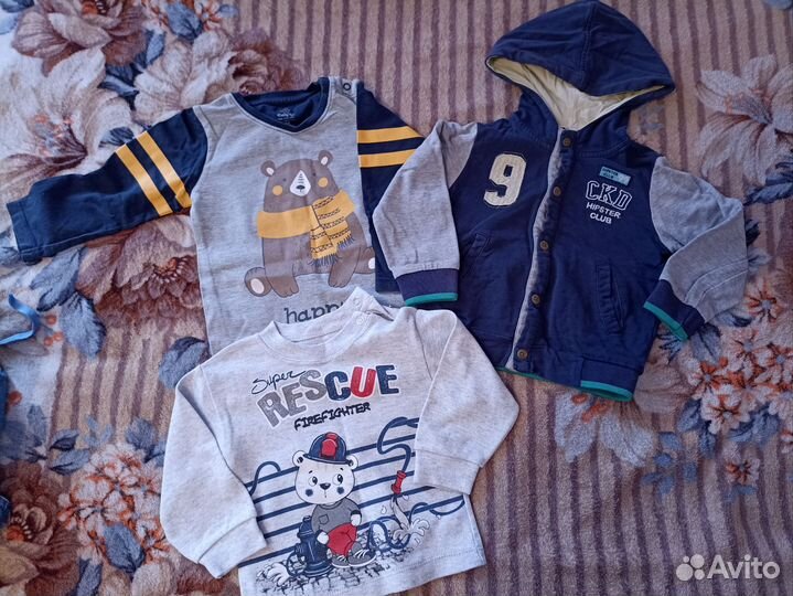 Пакет вещей на мальчика 80 86