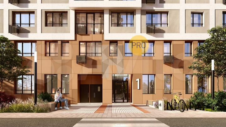 2-к. квартира, 66,2 м², 22/32 эт.