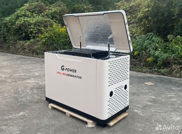 Газовый генератор 15 kW g-power SL15000SE3 трехфаз