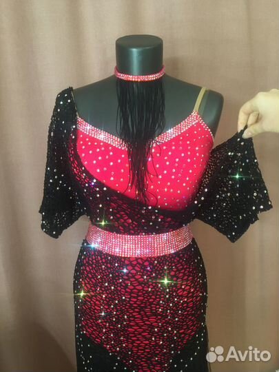 Платье для спортивных бальных танцев LA