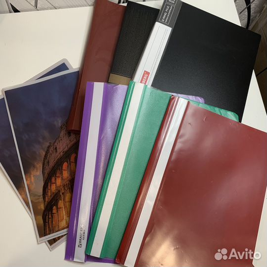 Папки канцелярские скоросшиватели А4