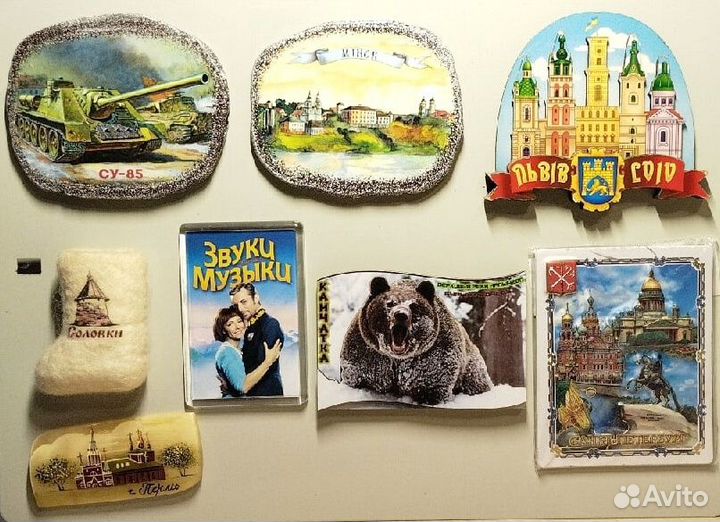 Магниты из разных городов и стран