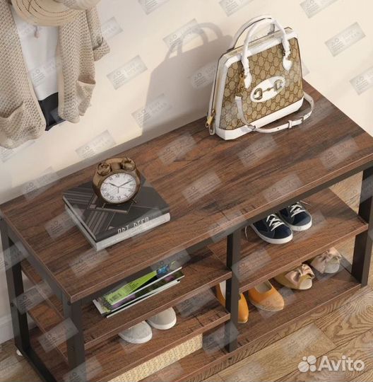 Полка обувная лофт