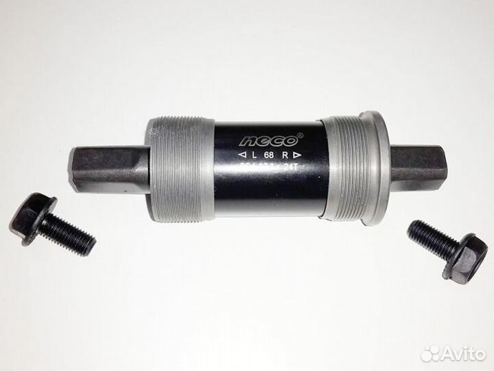 Каретка 68/127.5 мм, стальные чашки с болтами, 1