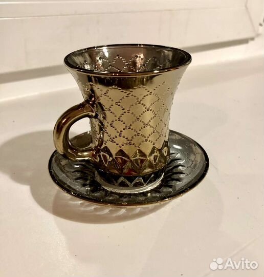 Кофейная пара стекло