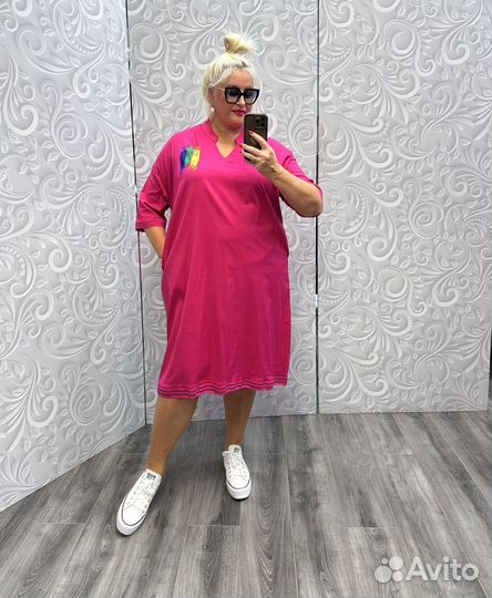 Платье невесомое спортшик р.60-64