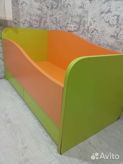 Детская кровать от 3 лет с бортиками