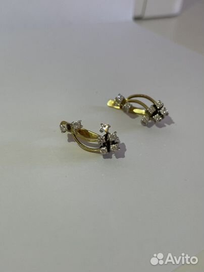 Бриллиантовые серьги