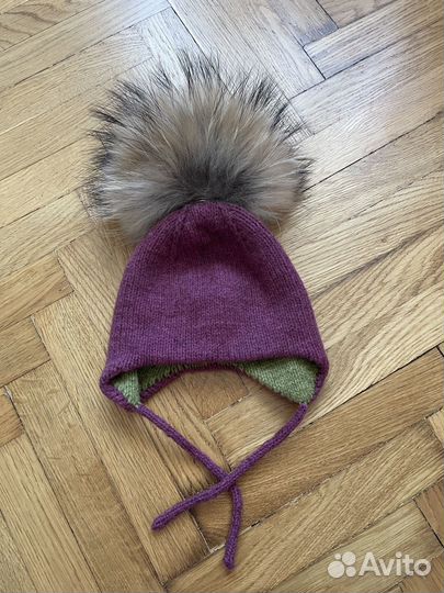 Шапка шерстяная для девочки