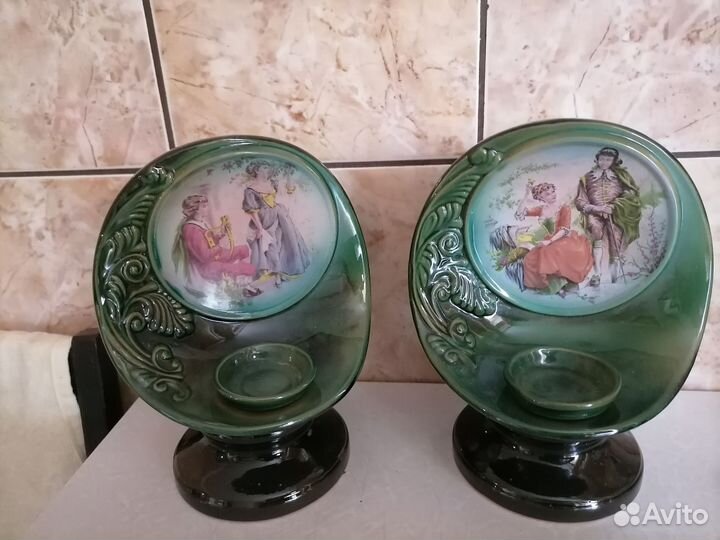 Керамический подсвечник 2шт