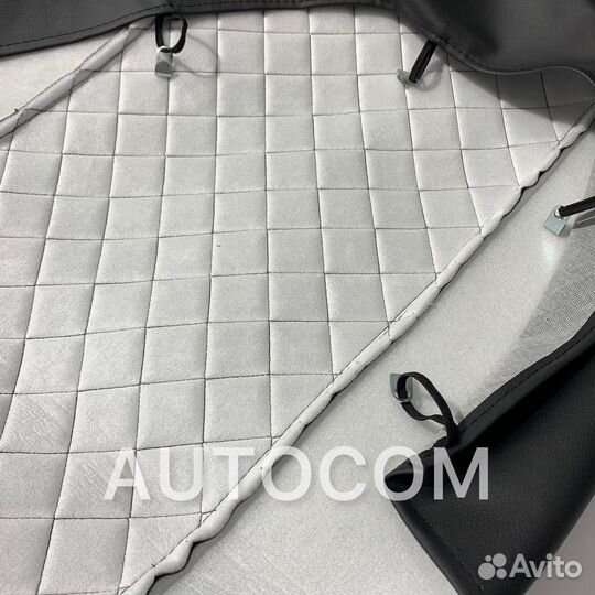 Чехлы на сидения лада Гранта (кожа черная нить)