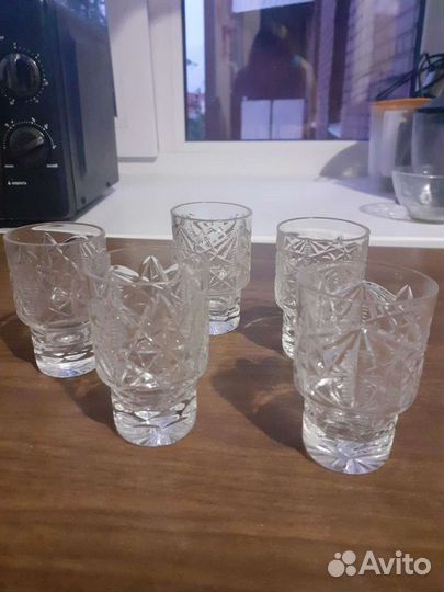Стопки хрустальные СССР