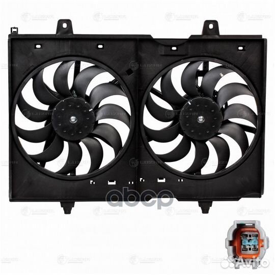 Э/вентиляторы охл. с кожухом (2 вент.) для а/м