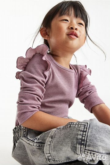 Лонгслив H&M новый 110/116