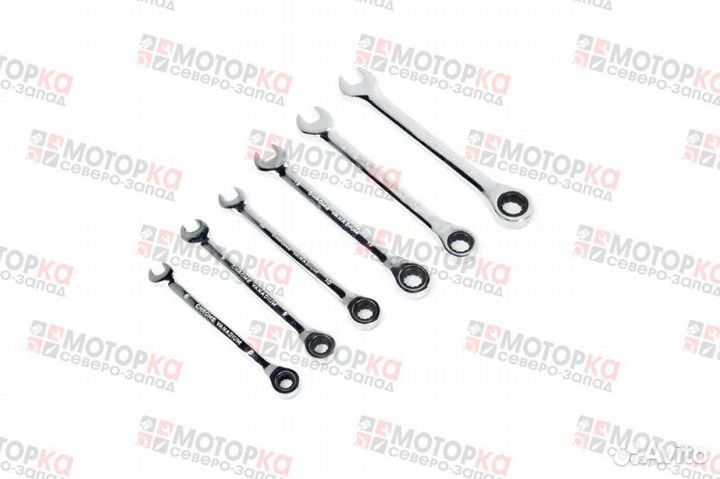 Набор инструментов ключей 11 предметов с трещоткой