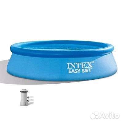 Бассейн надувной 305х76см, 3853л +фил.-насос
