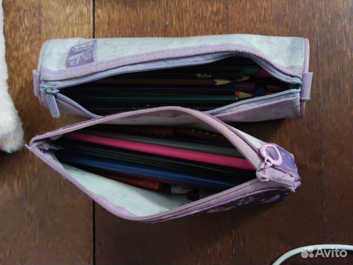 Пенал 2 шт с карандашами