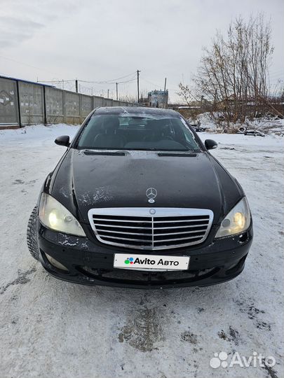 Mercedes-Benz S-класс 3.5 AT, 2008, 200 000 км