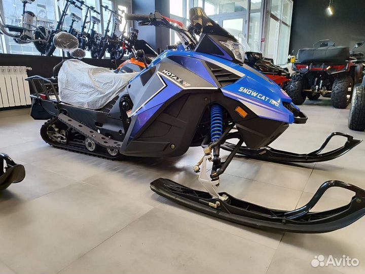 Снегоцикл снегоход Motax Snow Cat 150 синий